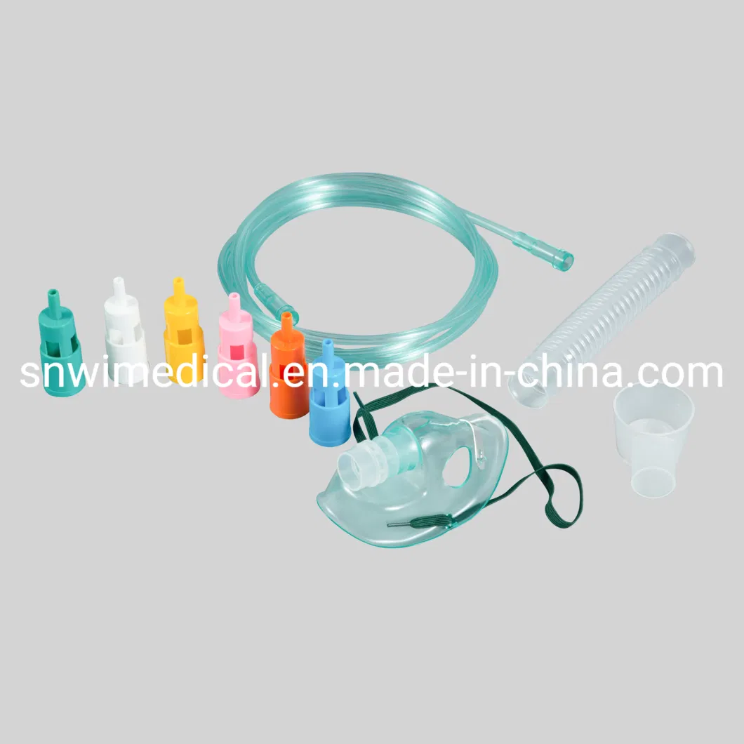 Adult/Pediatric Medical Products MID Spacer Aerosol Asthma Inhaler Chamber (Aerochamber) with PVC or Silicone Mask