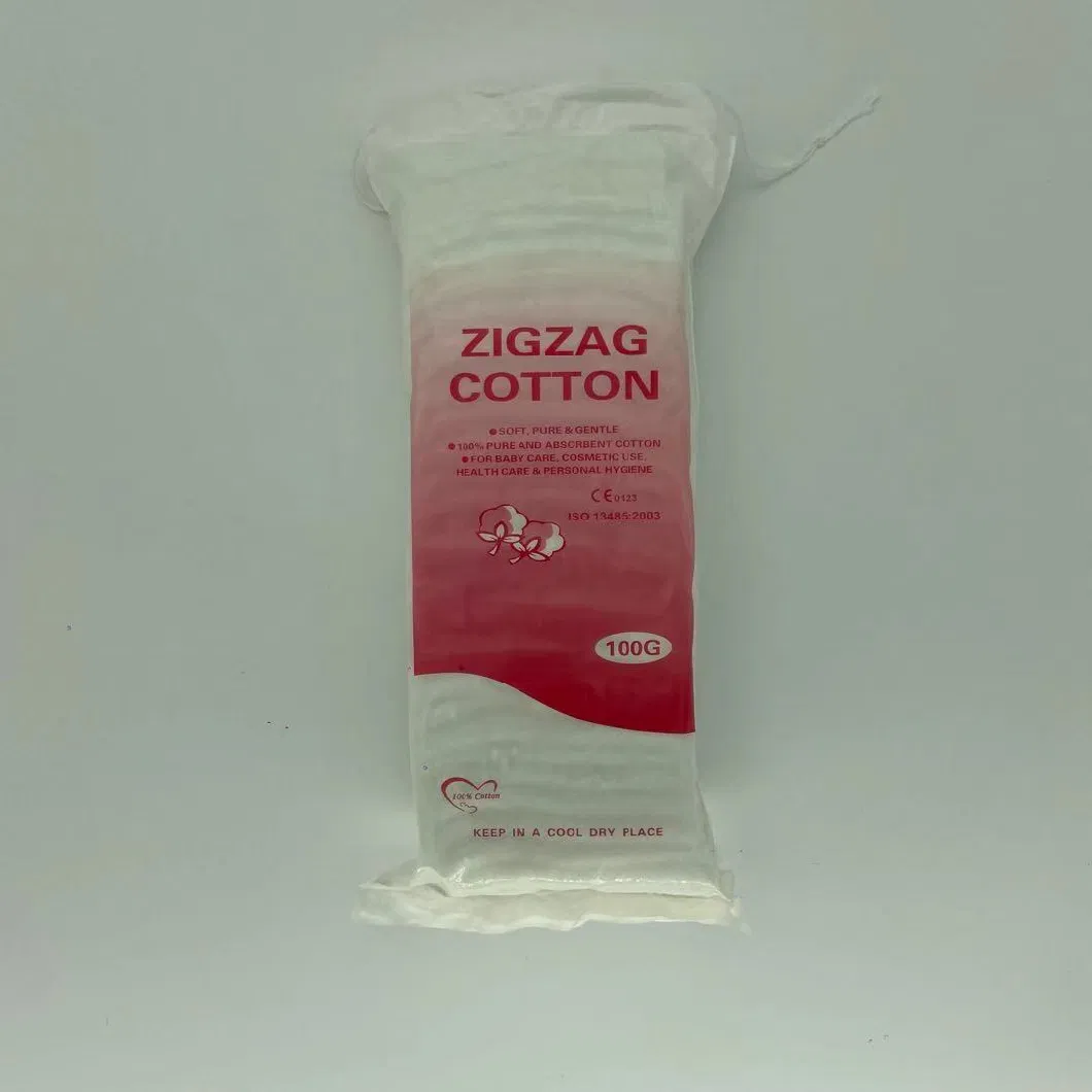 Medical Supply Absorbent Products Zig Zag Cotton with High Quality