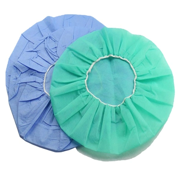 Disposable Round Cap Non Woven Bouffant Nurse Cap