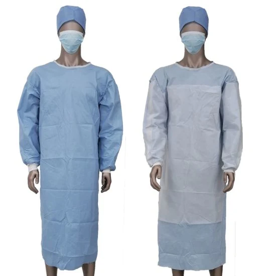 Sterile Non Woven Waterproof Surgical General Medical Gown PPE/Medical Equipment Supplies AAMI Level 3 Scrub Suit