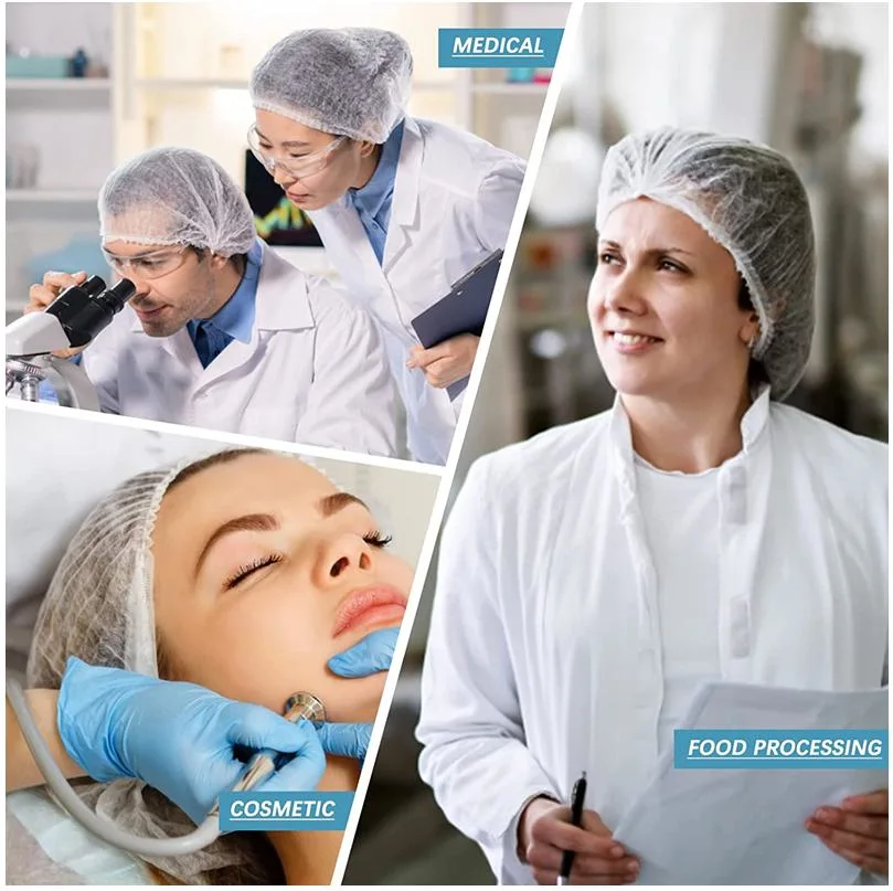 Disposable Nonwoven Astronaut Pirate Cap Snood Cap for Food Industry and Hospital