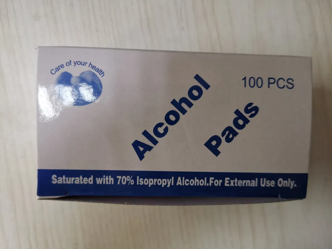 Non-Woven Alcohol Swab/Alcohol Prep Pad/Alcohol Pad 70% Isopropyl