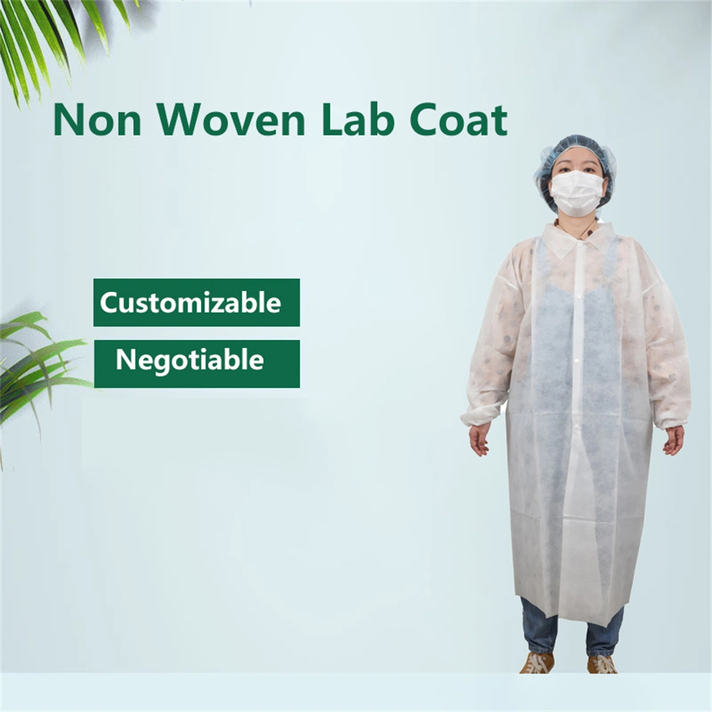 Disposable Lab Coat High Quality Isolation Gowns Surgicalclothing Non Woven Gowns