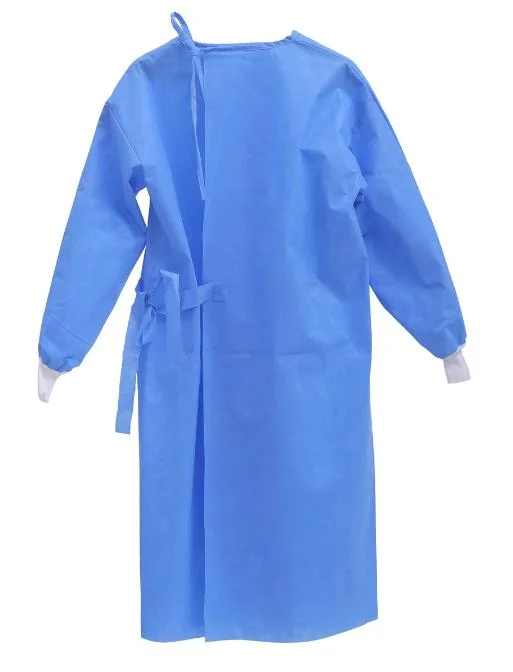 Impervious Disposable Sterile Isolation Medical Waterproof SMS Protective Surgical Gown
