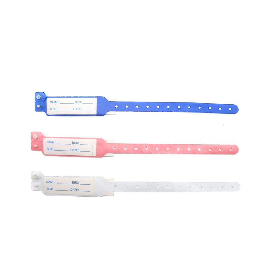 Medmount Medical Disposable Plastic Baby/Child/Adult Card Insert/ Hand Writing Patient Identification ID Bracelet