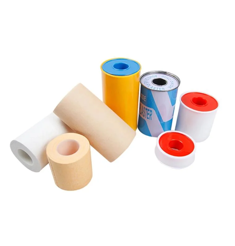 High Quality Zinc Oxide Adhesive Perforatd Plaster with CE&ISO Plastic Can