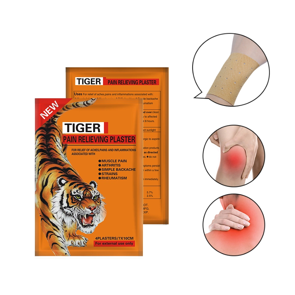 2022 Hot Sell Relieve Shoulder Fatigue Tiger Pain Relieving Plaster