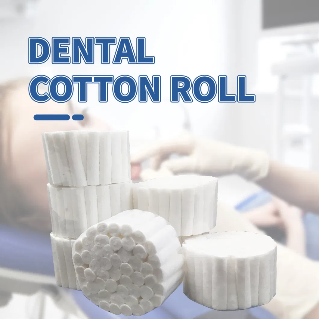 Disposable 100% Cotton Medical Surgical Absorbent Dental Cotton Roll for Clinic