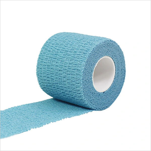 Cotton Latex Free Elastic Cohesive Gauze Crepe Bandage Free Samples &amp; CE FDA Certified