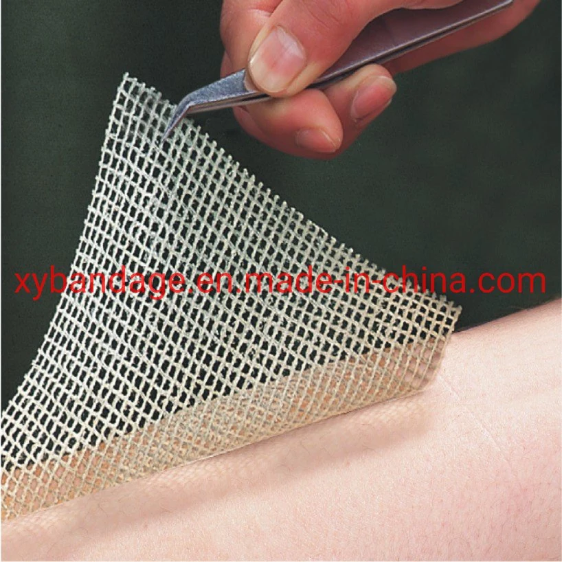 Non Woven and 100% Cotton Sterile Paraffin Gauze Dressing Pad