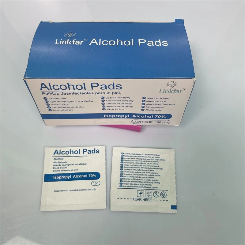 Sterile Alcohol Swab with 70% Isopropyl Alcohol