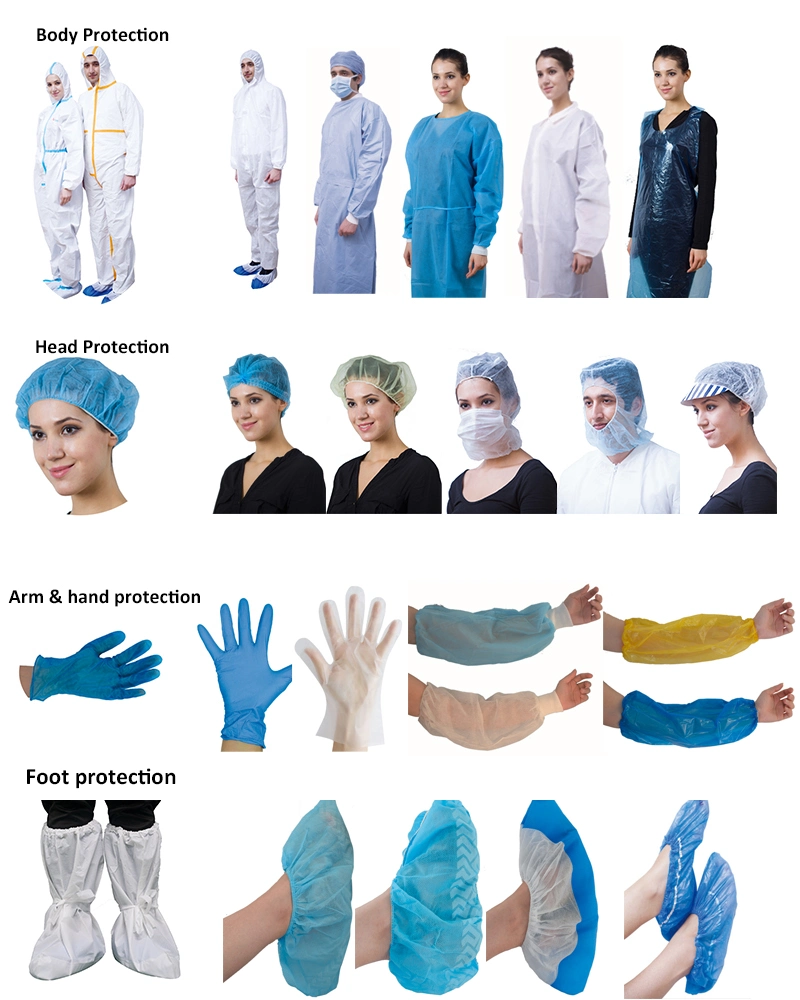 Disposable Visitor Coat Non-Woven White Color Lab Coat