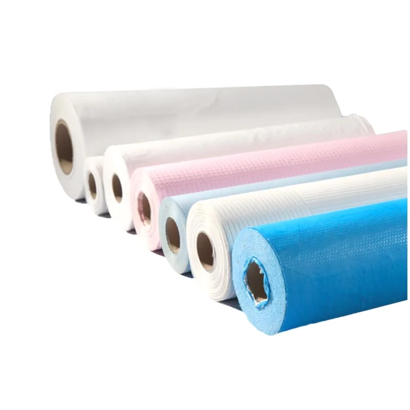 Nonwoven Perforated Beauty Bed Massage Table Paper Roll, Disposable SBPP Perforated Bed Sheet