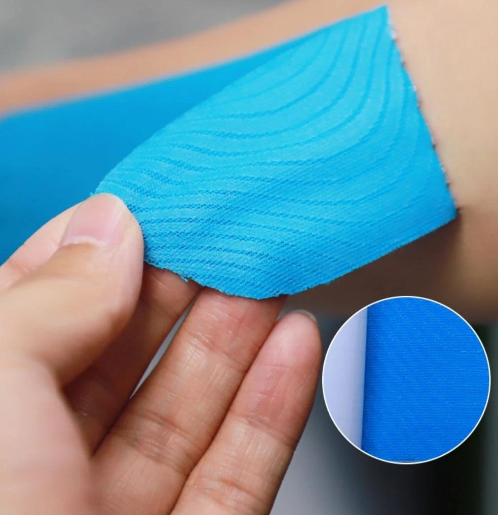 Colorful Precut Sports Sleeve Casting Support Therapy Elastic Adhesive Wound Dressing Fixation Muscle Body/Facial/Boob/Finger/Football Medical Kinesiology Tape