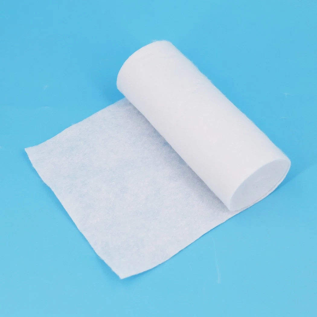 Medical Surgical Soft White 5cm/7.5cm/10cm/15cm Cotton/Polyester/Viscose Orthopedic Under Cast Padding