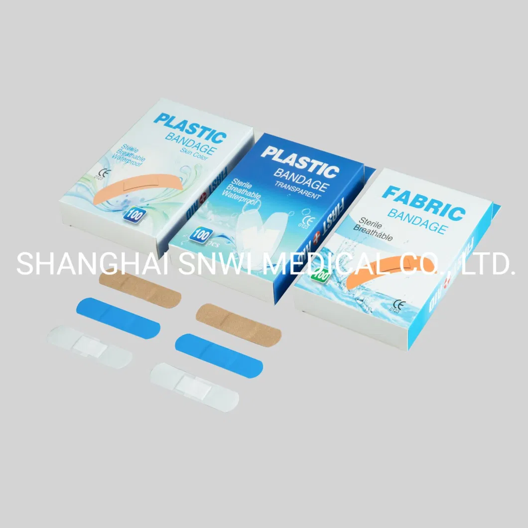 High Quality Disposable Surgical Products Medical Hot Melt Adhesive Tape (Non-woven/PE/Silk) with or Without Cutter