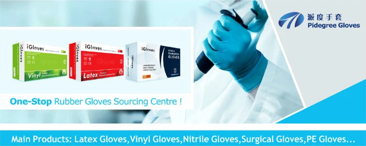 Malaysia Natural Rubber Disposable Examination Latex Gloves Free Samples