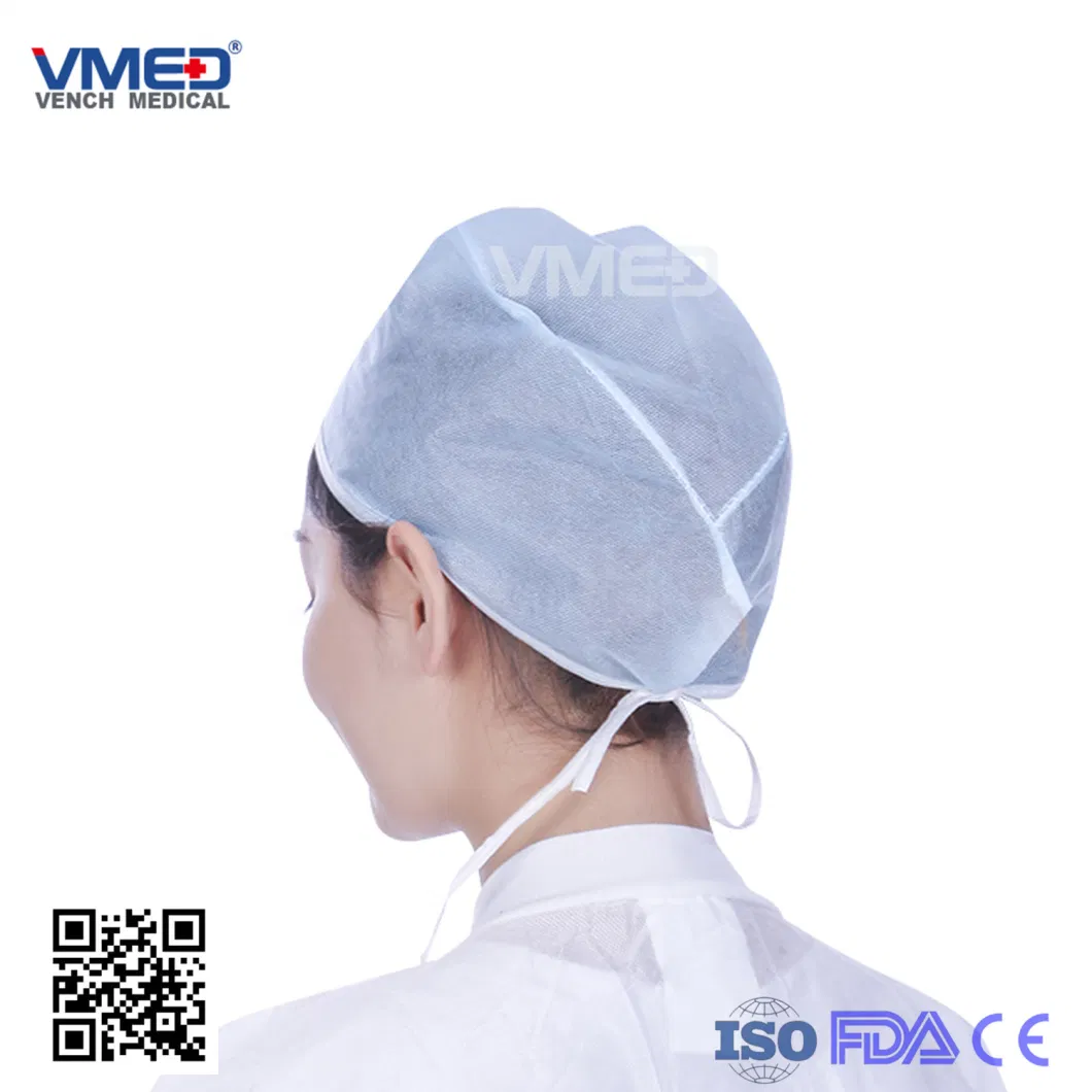 Bouffant/Mob Single Elastic/Clip Double Elastic/Crimped/Pleated /Strip/Round Cap, Chef/Nurse/Doctor/Medical/Surgical/Hospital/Dental/Non-Woven/PP/ Disposable