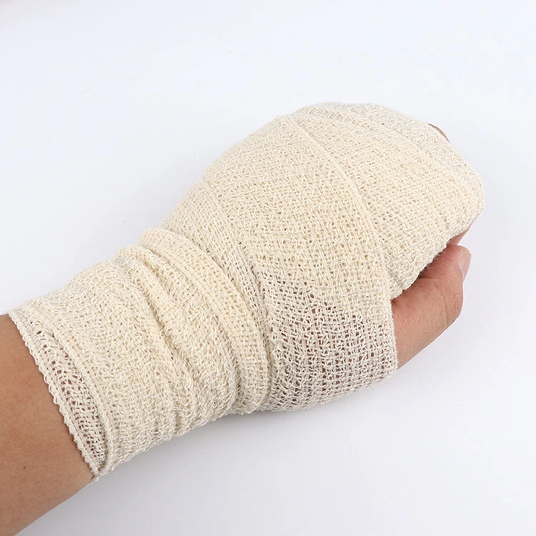 Medical Supply Cotton Crepe Bandage Elastic Cohesive Crepe Bandage