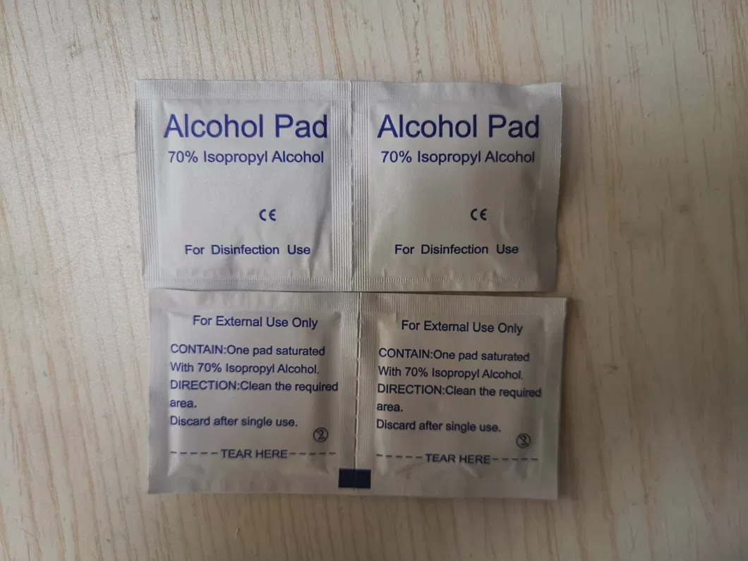 Non-Woven Alcohol Swab/Alcohol Prep Pad/Alcohol Pad 70% Isopropyl