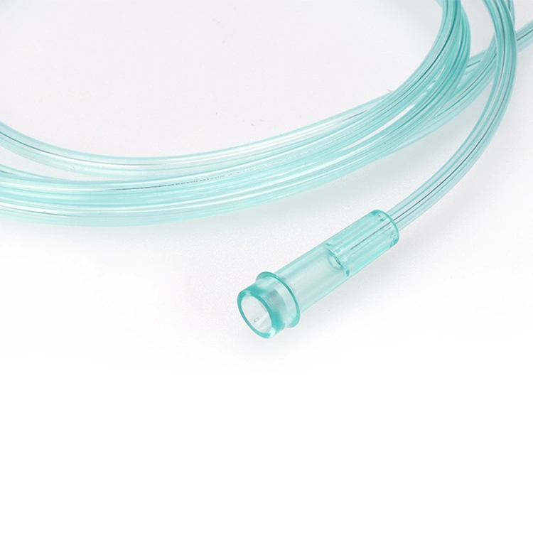 Medical Disposable of PVC Transparent Nasal Oxygen Mask with 200cm Tube