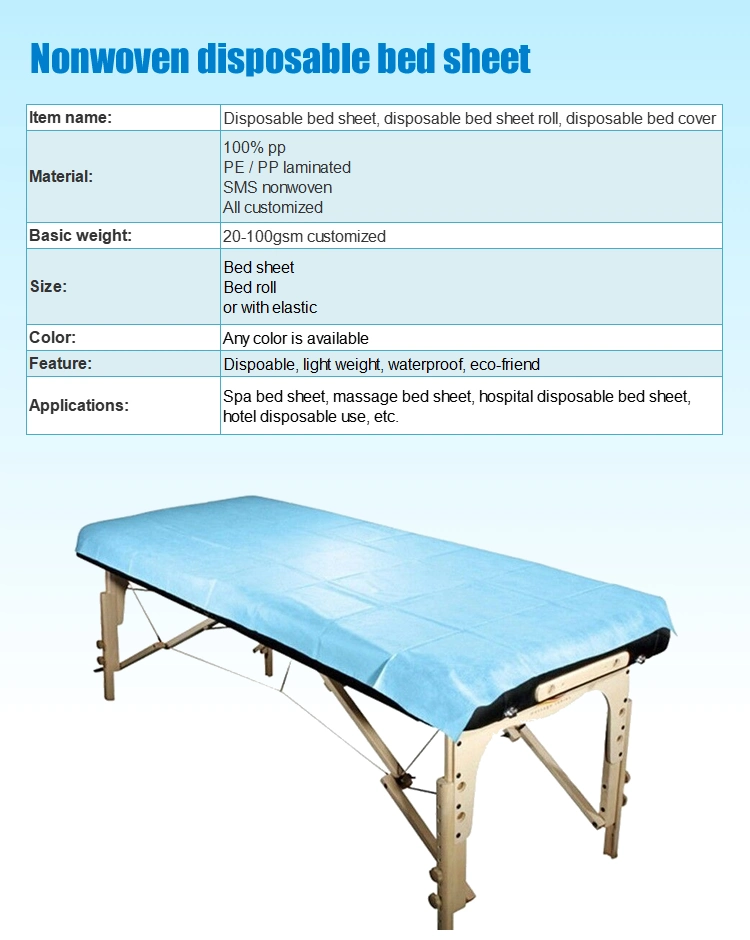 Nonwoven Bed Sheet for SPA