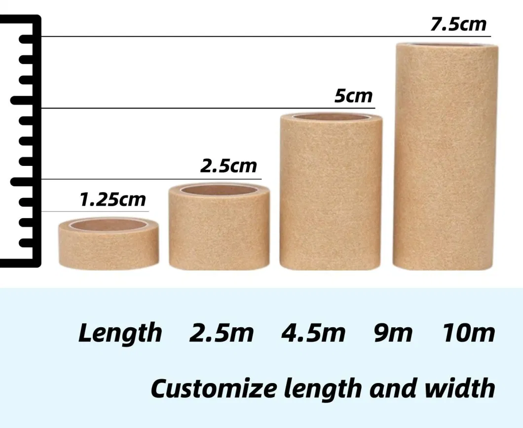 Surgical Disposable Nonwoven Micropore Paper Tape with White and Skin Color