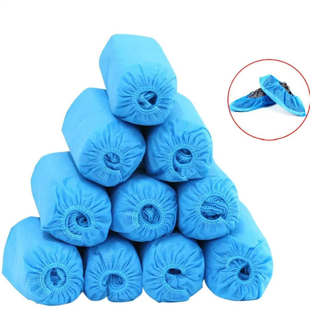 Disposable Medical Non Woven Surgical Non Skid Shoe Cover Anti Slip Boot Covers