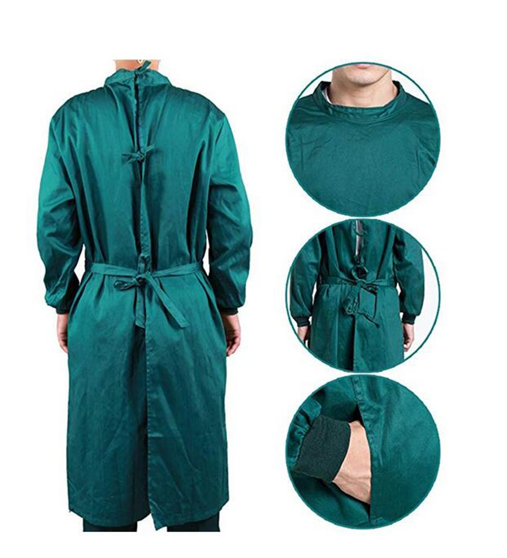 Medical Lab Coat Hospital Operating Surgical Uniform Reusable Surgical Gown