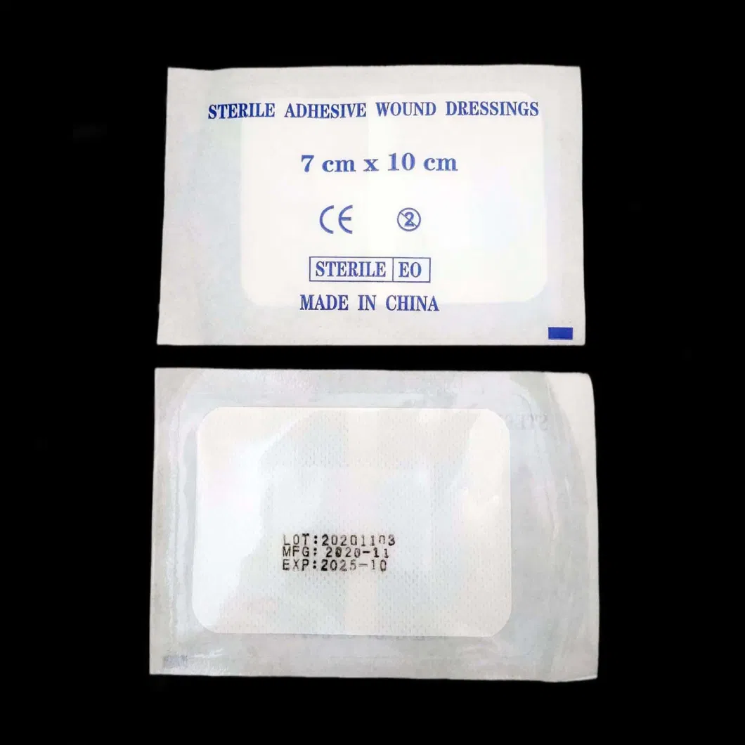 Non-Woven Wound Dressing/Medical Waterproof Transparent Dressing Sterile PU Wound Dressing