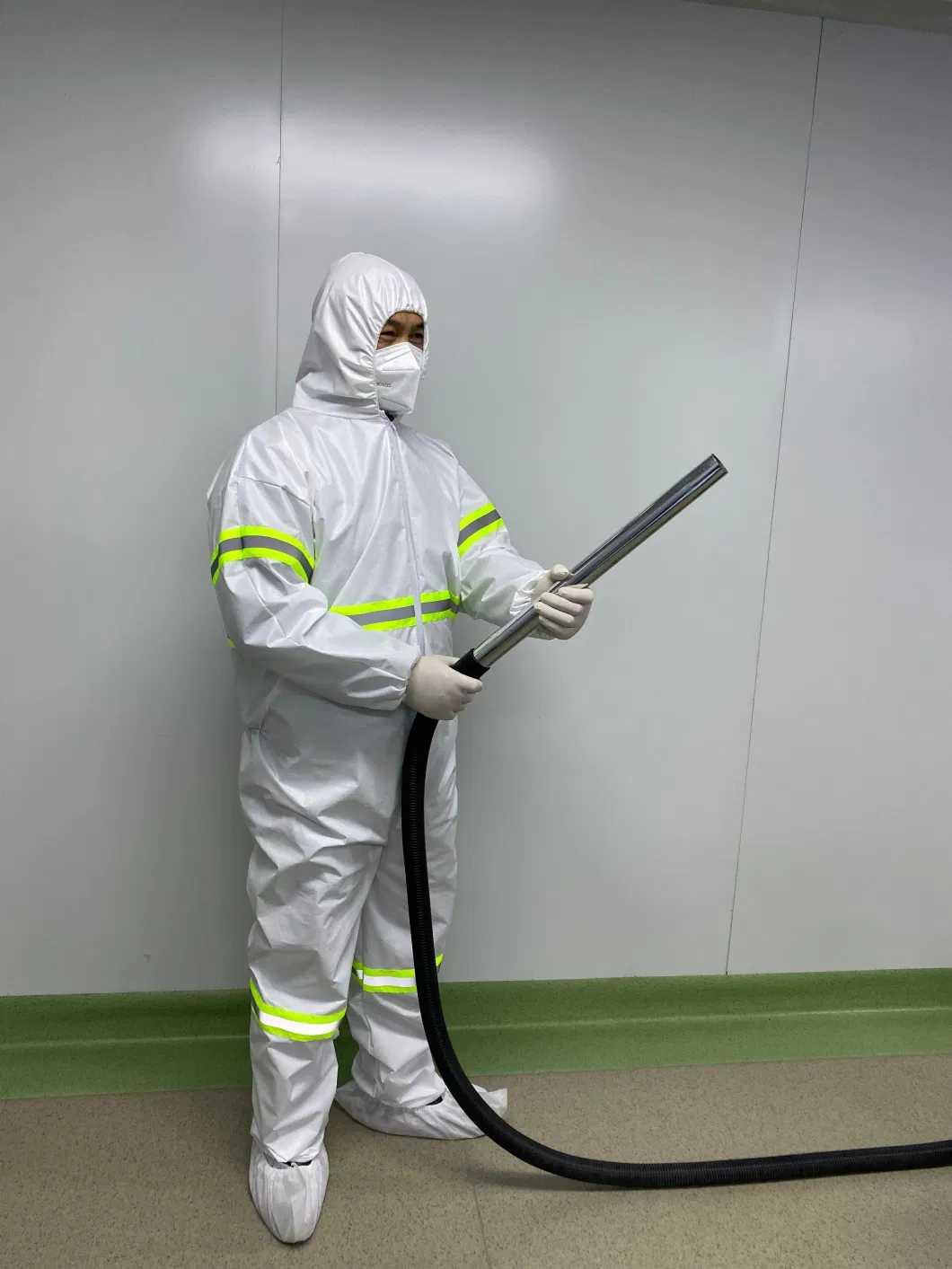 Painter Coverall Waterproof Hazmat Suit White Ppes Disposable Overall Coveral