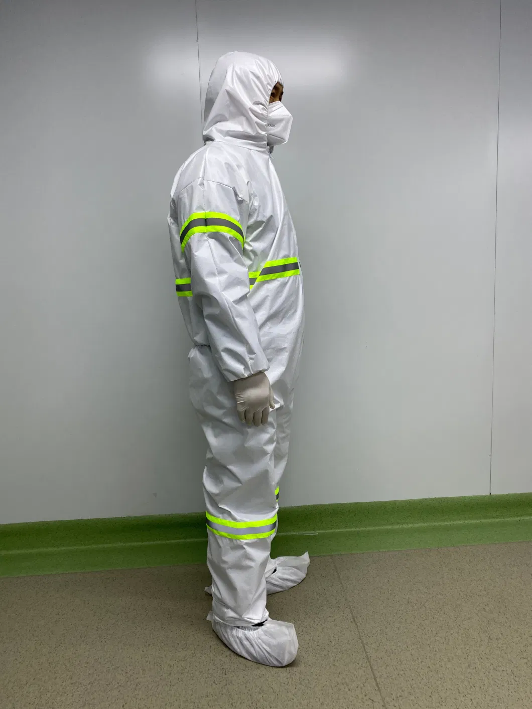 Painter Coverall Waterproof Hazmat Suit White Ppes Disposable Overall Coveral