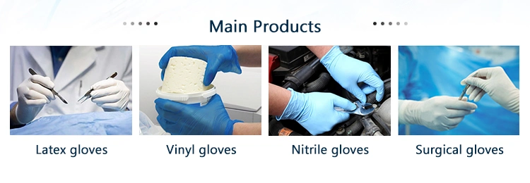 Malaysia Latex Examination Gloves Powder or Powder Free Latex Gloves