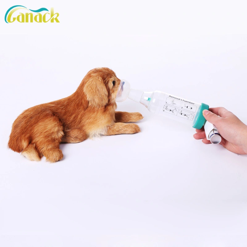 Medical Disposable Dog Aerosol Chamber Feline Spacer Inhaler