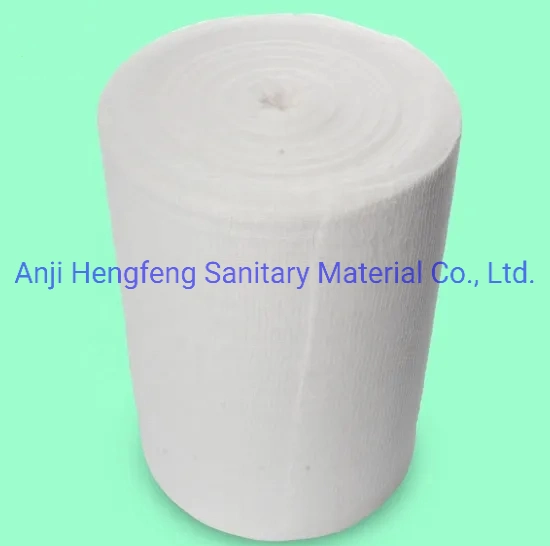 100% Cotton Fabric Medical Absorbent Hospital Use Gauze Roll