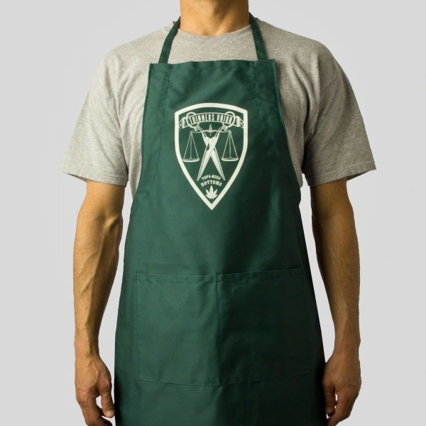 Different Color Cotton Polyester Non Woven Promotional Custom Printed Kitchen Apron
