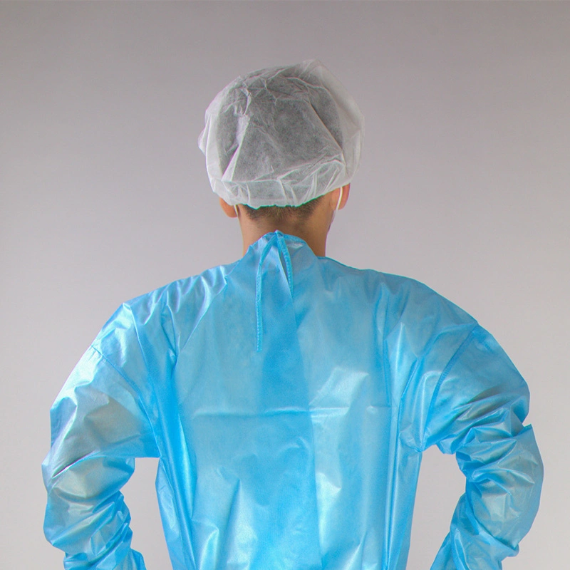 OEM Disposable Nonwoven Waterproof Sterile Reinforced Level 3 Chemotherapy Protective Surgical/Isolation Gown/Coveral for Hospital Use