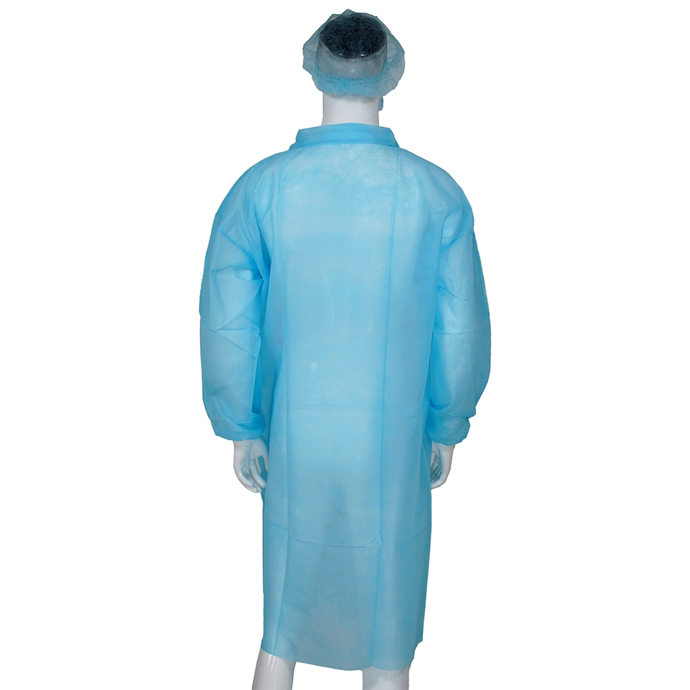 Single Use Lab Coat Disposable Safety Nonwoven Lab Coat