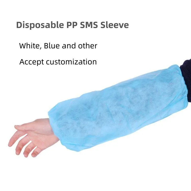 Disposable SMS PP Non Woven Arm Sleeve Cover