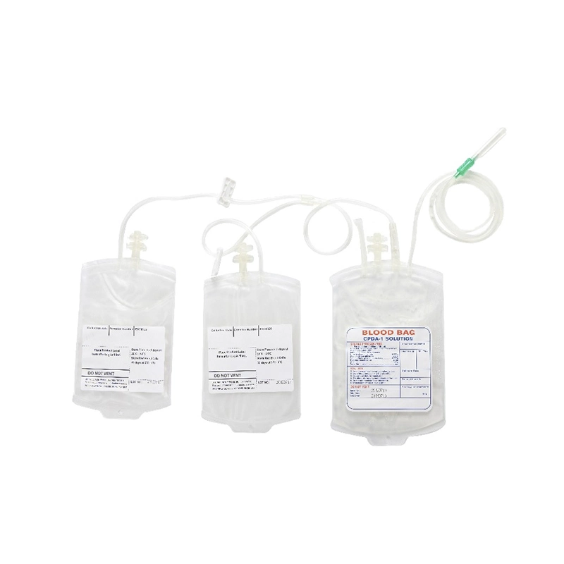 Medical 250ml 450ml 500ml Singel Double Triple Blood Collection Bags Transfer Blood Bag