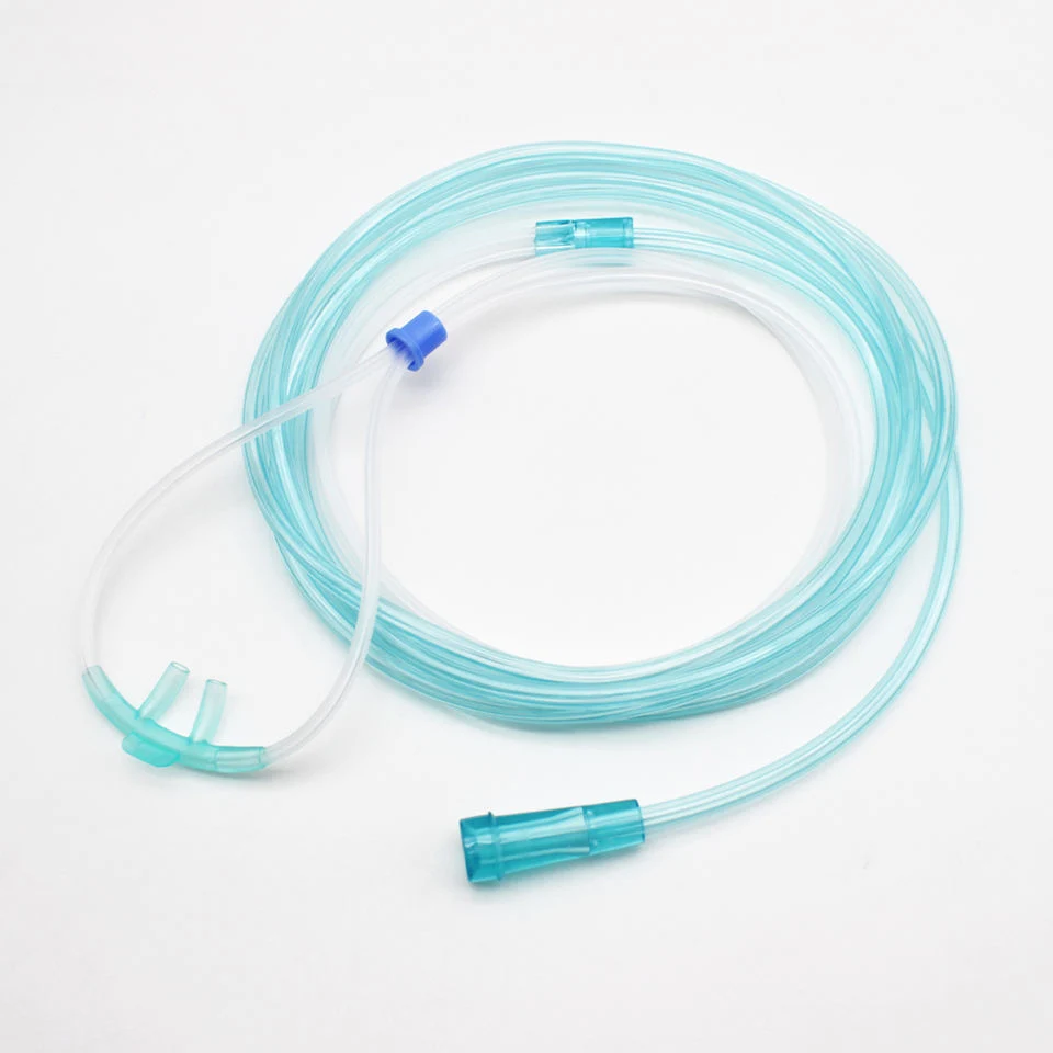 Cheapest Price Nasal Oxygen Cannula with Soft Injected Nose Tips Adult Size