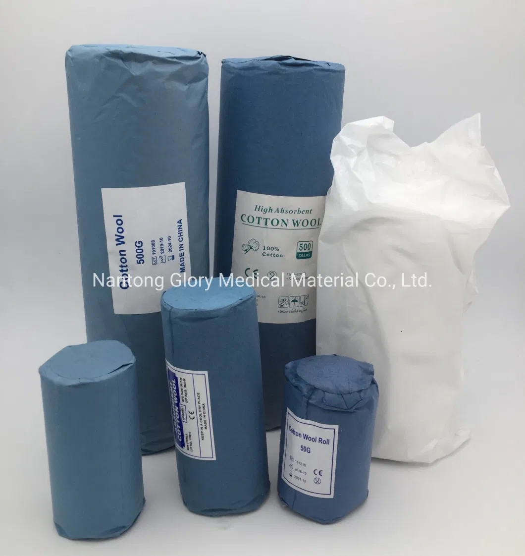 Surgical Disposable Absorbent Roll Cotton Wool 500g