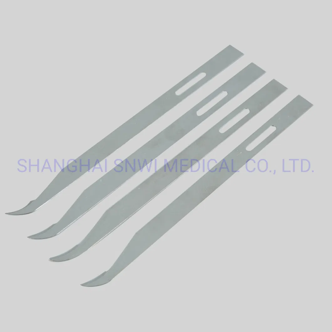 Medical Surgical Standard Disposable Scalpel with Stainless and Carbon Steel Blade
