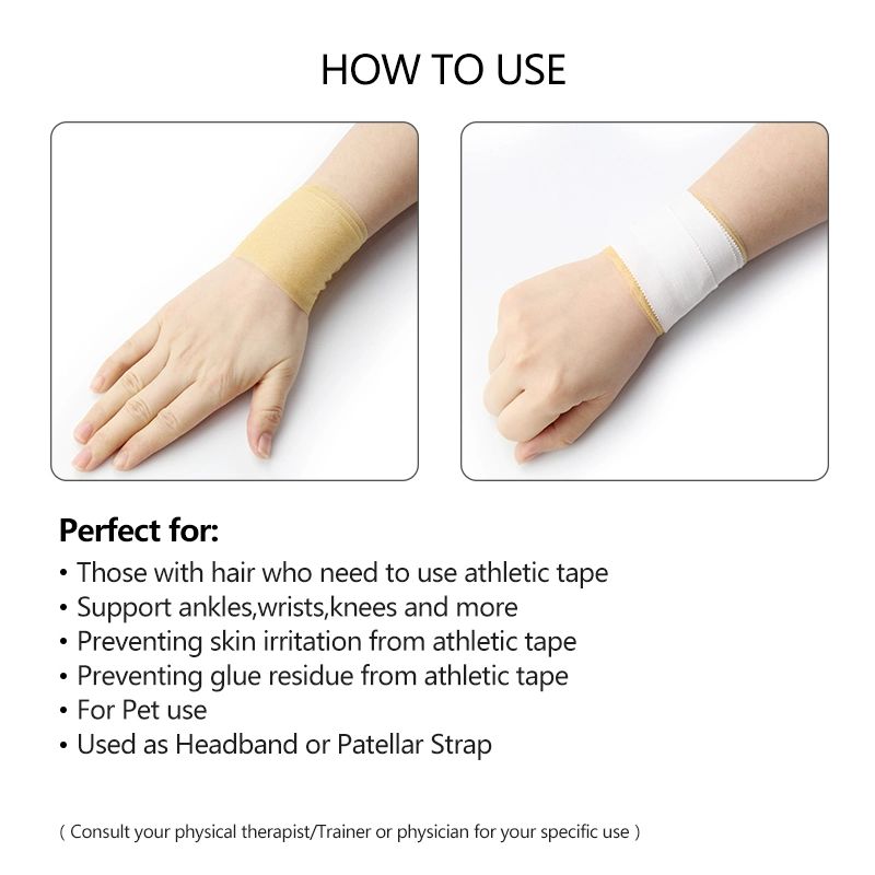 Sports Soft Polyurethane Under Wrap Foam Bandage Protect Skin Pre-Wrap Tape Factory Wholesale Price