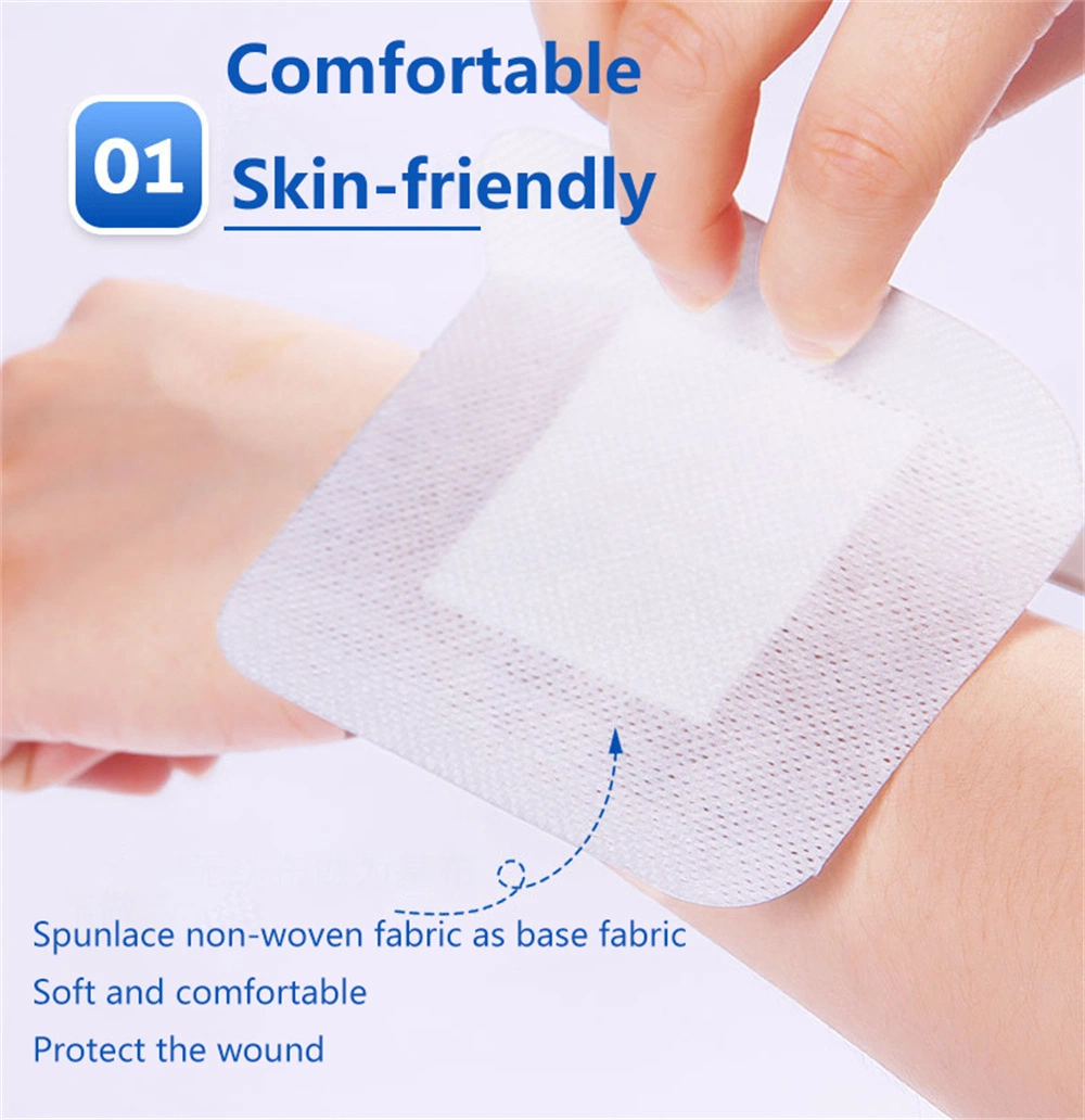 Self-Adhesive Wound Dressings Waterproof Adhesive Sterile Transpare Non Woven Wound Dressing Pads Sterile Dressing