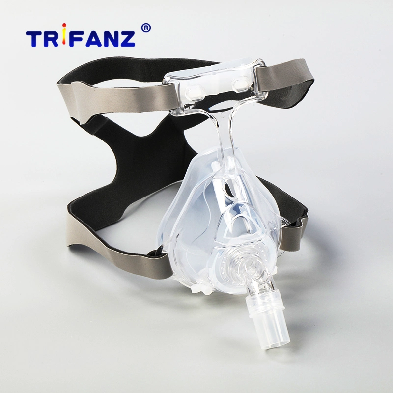 Silicone CPAP Full Face Mask Adult Large Niv Face Mask Bipap Face Mask Manufacturer ISO13458