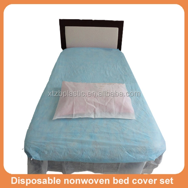 PP Bed Cover with Elastic Non Woven Disposable Bed Sheet