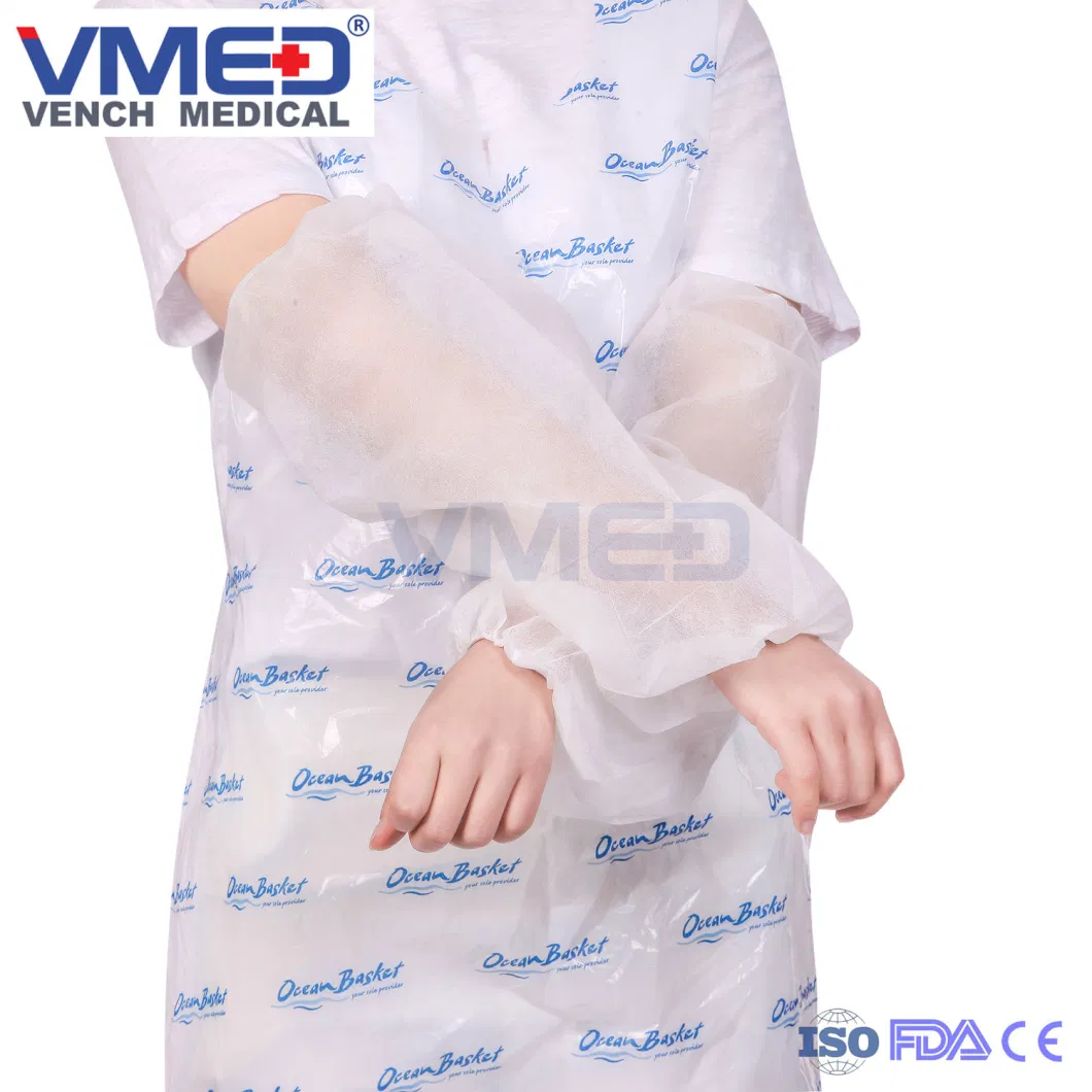 Nonwoven Sleeve Cover/Elastic Cuff Disposable Non-Woven Sleeve Cover for Doctors