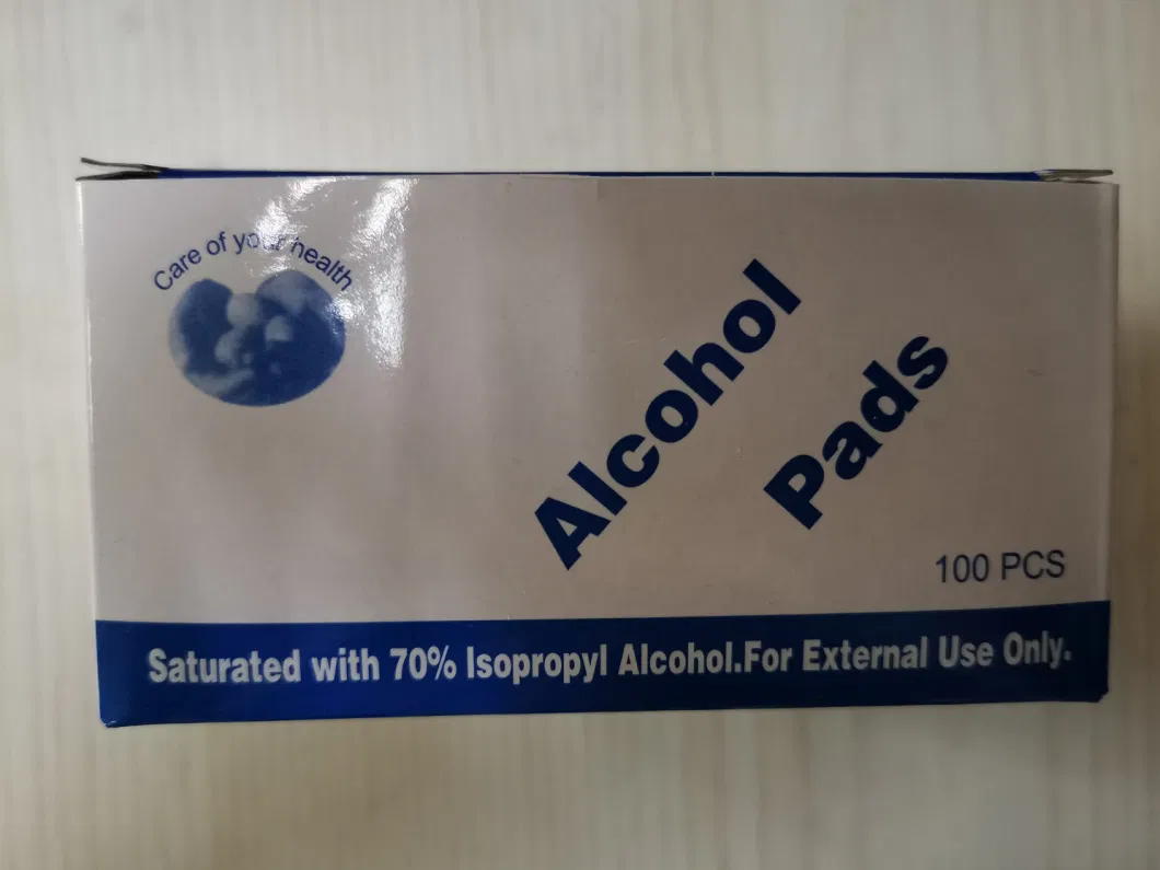 Non-Woven Alcohol Swab/Alcohol Prep Pad/Alcohol Pad 70% Isopropyl