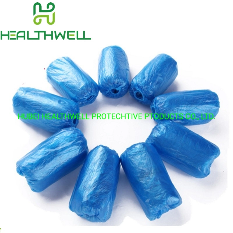 Waterproof Blue Disposable PE CPE Safety Shoe Cover